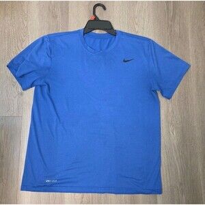 Nike Dri-Fit Men’s Blue Short‎ Sleeve Athletic Training T-Shirt Size L